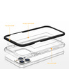 Clear 3in1 etui iPhone 14 Pro Max silikonowy pokrowiec z ramką niebieskie