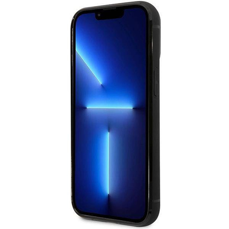 Original Handyhülle IPHONE 14 PRO MAX BMW Leather Card Slot (BMHCP14X22RSEPK) schwarz