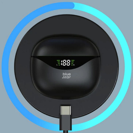 BLUE STAR słuchawki bezprzewodowe bluetooth TWS T60 czarne
