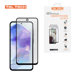 Teltech Szkło hartowane profilowane 6D do Samsung S21 FE Czarna ramka