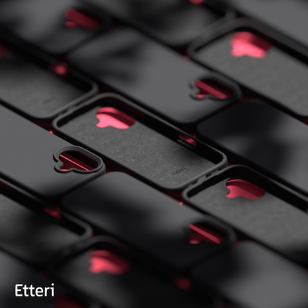 Nakładka Etteri Silicone case do Xiaomi Redmi 15C 5G czarna