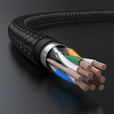 Ugreen NW150 30791 Ethernet RJ45 Cat 7 10 Gbit/s 10 m Kabel – Schwarz