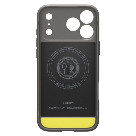 SPIGEN futerał RUGGED ARMOR MAG kompatybilny z MagSafe do IPHONE 17 Pro Max gray