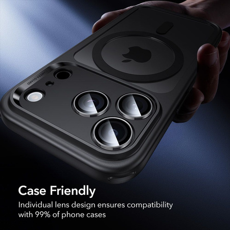 OSŁONA NA APARAT ESR ARMORITE CAMERA PROTECTOR IPHONE 14 PRO / PRO MAX / 15 PRO / PRO MAX / 16 PRO / PRO MAX / 17 PRO / PRO MAX CLEAR