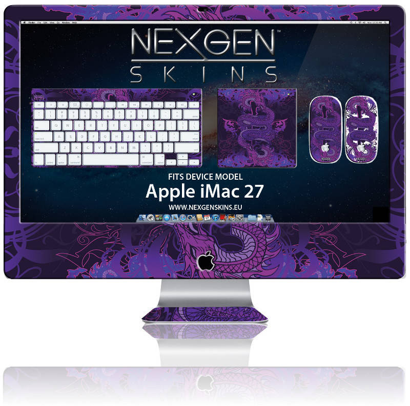 Nexgen Skins - Zestaw skórek na obudowę z efektem 3D iMac 27 (Serpentine 3D)