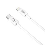 XO kabel NB-Q189B PD USB-C - Lightning 2,0m 20W biały
