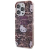 Etui Hello Kitty IML Tags Graffiti na iPhone 15 Pro Max - różowe