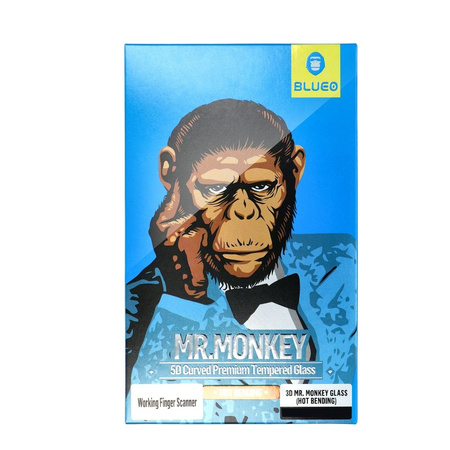 Szkło Hartowane 5D Mr. Monkey Glass - do Samsung Galaxy S22 / S23 czarny (Strong Lite)