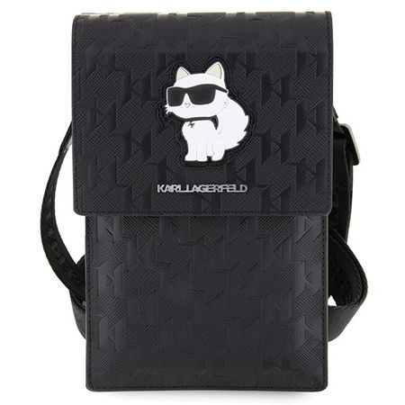 Sack Karl Lagerfeld Saffiano Monogram Choupette (KLWBSAKHPCK) schwarz