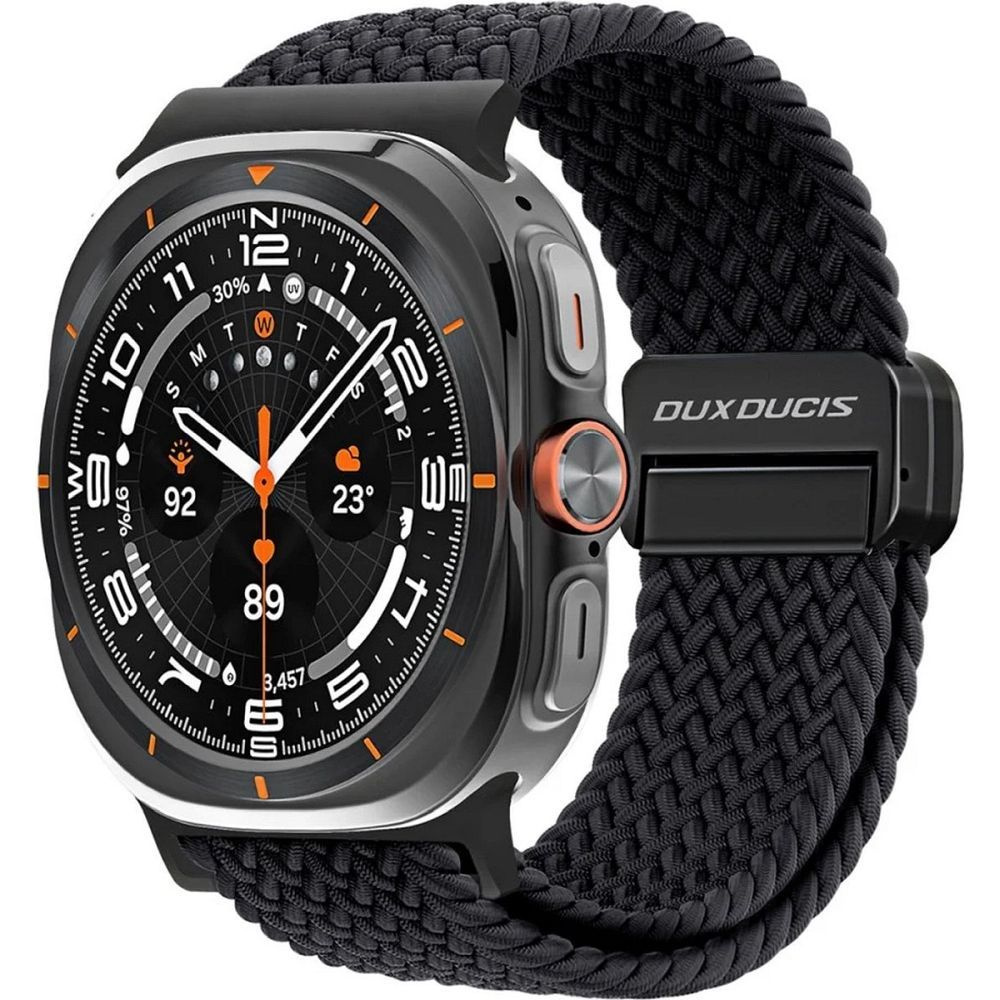 DUX DUCIS pasek MIXTURE PRO pleciony do Samsung Watch 47 mm szary