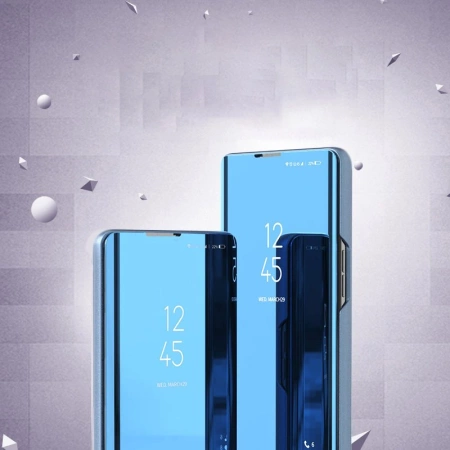 Clear View Case Klapphülle für Samsung Galaxy A03s (166,5) schwarz