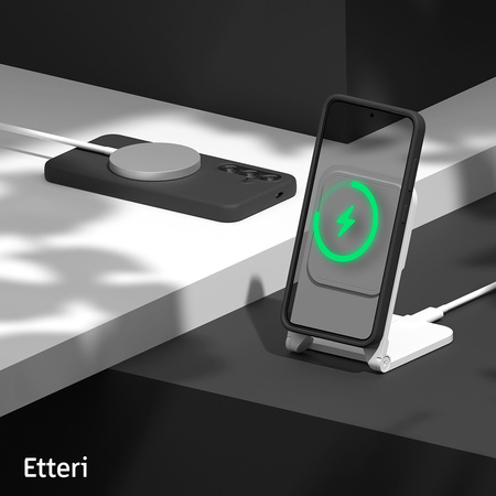 Nakładka Etteri Silicone Case do Samsung Galaxy S25 czarna