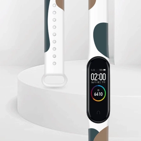 Strap Moro band for Xiaomi Mi Band 3 / 4 silicone strap watch bracelet pattern 10