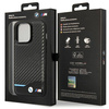 Case BMW BMHCP13L22NBCK iPhone 13 Pro / 13 6.1&quot; black/black hardcase Leather Carbon