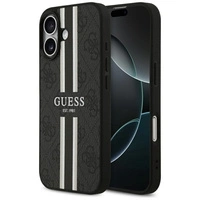 Guess 4G MagSafe-Hülle mit Printstreifen für iPhone 17 – Schwarz