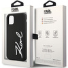 Karl Lagerfeld KLHCN61SKSVGK iPhone 11 / Xr 6,1" schwarz/schwarz Hardcase Silikon Signature