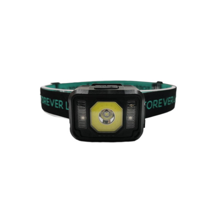 Latarka czołowa LED Senso XP-E 3W + COB 3W z sensorem 270lm 1200mAh Li-Pol Forever Light