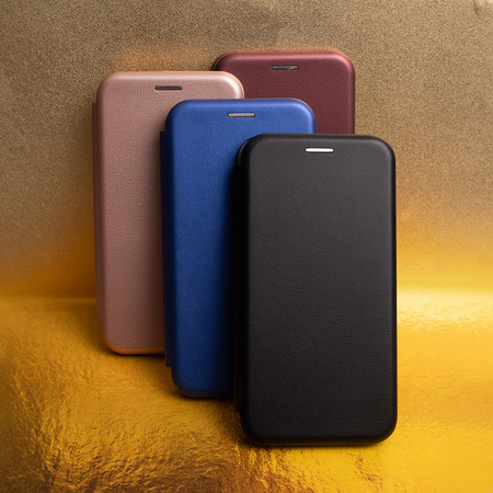Etui Smart Diva do Samsung Galaxy M16 5G różowo-złote