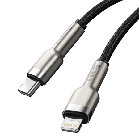 Baseus Cafule Series Metal Data Cable Type-C to iP PD 20W 1m Black