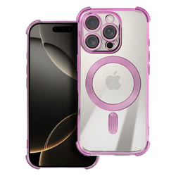 Futerał ANTISHOCK ELECTRO do IPHONE 16 Plus kompatybilny z MagSafe purpurowy