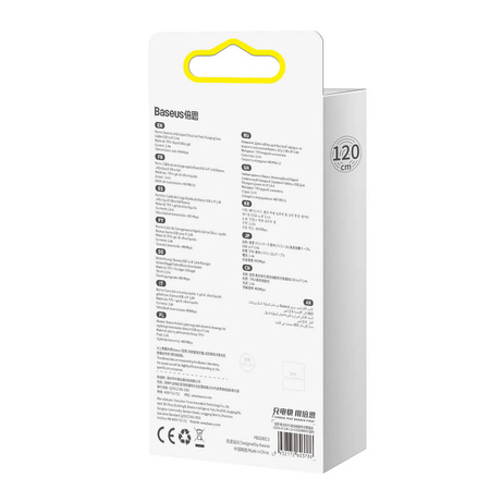 Baseus kabel, przewód USB – Lightning 2,4A długość 1,2 m Jelly Liquid Silica Gel – czarny