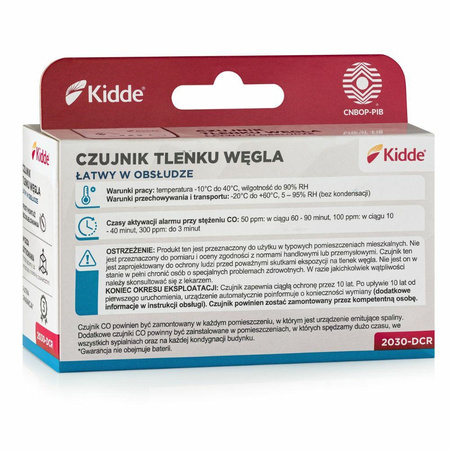 Czujnik czadu KIDDE 2030-DCR