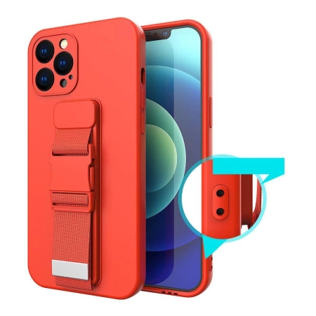 Rope Case Silicone Case with Lanyard Purse Lanyard Strap for Xiaomi Redmi Note 11 Pro Black