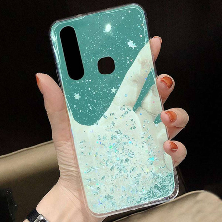 Case XIAOMI REDMI NOTE 11 Sequins Glue Glitter Case mint