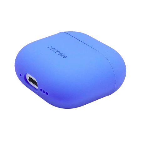 Etui Decoded Silicone Aircase na AirPods 4 - niebieskie