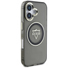 Original Case IPHONE 16 Guess IML Metal Mountain Logo MagSafe black