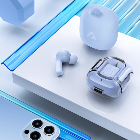 Acefast in -ear wireless headphones TWS Bluetooth hellblau (T6 eisblau)