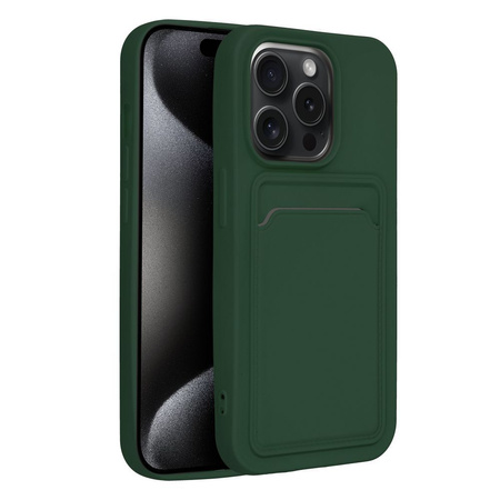 Futerał CARD CASE do IPHONE 15 PRO zielony