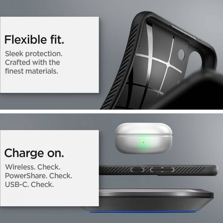 Case SAMSUNG GALAXY S22 Spigen Liquid Air Matte black