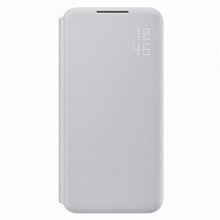 Samsung LED View Cover with LED display for Samsung Galaxy S22 + (S22 Plus) light gray (EF-NS906PJEGEE)