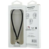 Hello Kitty Nylon Cord Kitty Head Phone Charm - Black