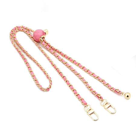 Łańcuch / Smycz z uchwytem GLAMOUR wszystkie modele max 80mm szer. RÓŻOWY