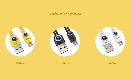 REMAX Kabel Lemen RC-101m - USB na Micro USB - Żółty