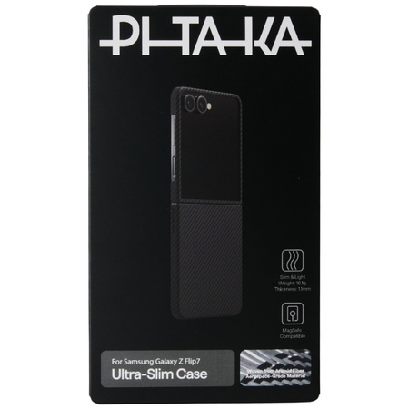 Etui PITAKA Ultra-Slim MagSafe do        Samsung Galaxy Z Flip7 czarno szary
