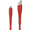 ENERGEA kabel Nyloflex USB - LightningCharge and Sync C89 MFI 1.5m czerwony/red