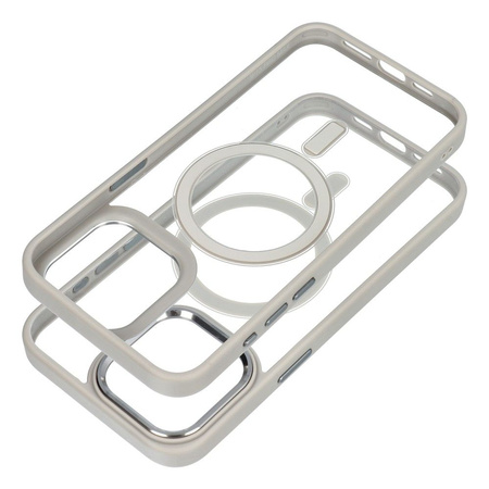 Futerał Color Edge Mag Cover kompatybilny z MagSafe do IPHONE 15 PRO MAX tytanowy szary