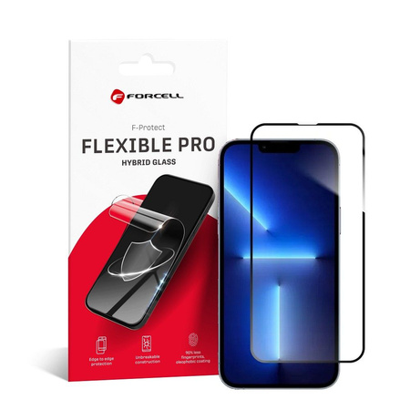 Forcell Flexible 5D - szkło hybrydowe do iPhone 13 Pro Max/14 Plus czarny