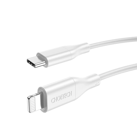Kabel Choetech IP0040 USB-C / Lightning MFi PD 30W 1.2m - biały