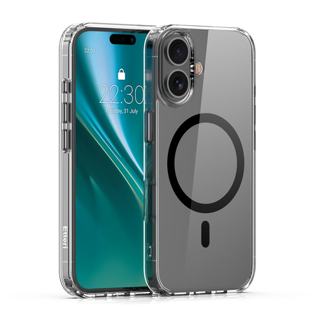 Nakładka Etteri Color Mag do iPhone 16 6,1" czarna