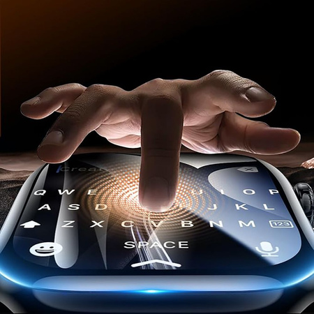 SZKŁO HYBRYDOWE TECH-PROTECT EASY SET FLEX+ 3-PACK APPLE WATCH 10 / 11 (46 MM) BLACK