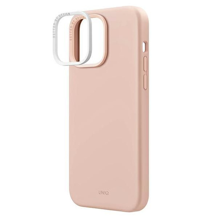 UNIQ etui Lino iPhone 14 Pro Max 6,7" różowy/pink blush