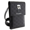 Sack Karl Lagerfeld Saffiano Monogram Ikonik (KLWBSAKHPKK) schwarz
