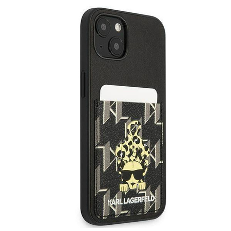 Etui IPHONE 13 Karl Lagerfeld Hardcase Karlimals Cardslot (KLHCP13MCANCNK) czarne