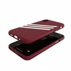 Original Handyhülle IPHONE X / XS Adidas OR Booklet Case Suede (33282) burgund