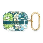Case APPLE AIRPODS PRO Guess AirPods Flower Strap Collection (GUAPHHFLN) green