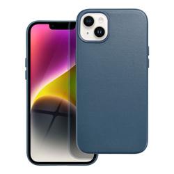 Leather Mag Cover kompatybilne z MagSafe do IPHONE 14 PLUS niebieski